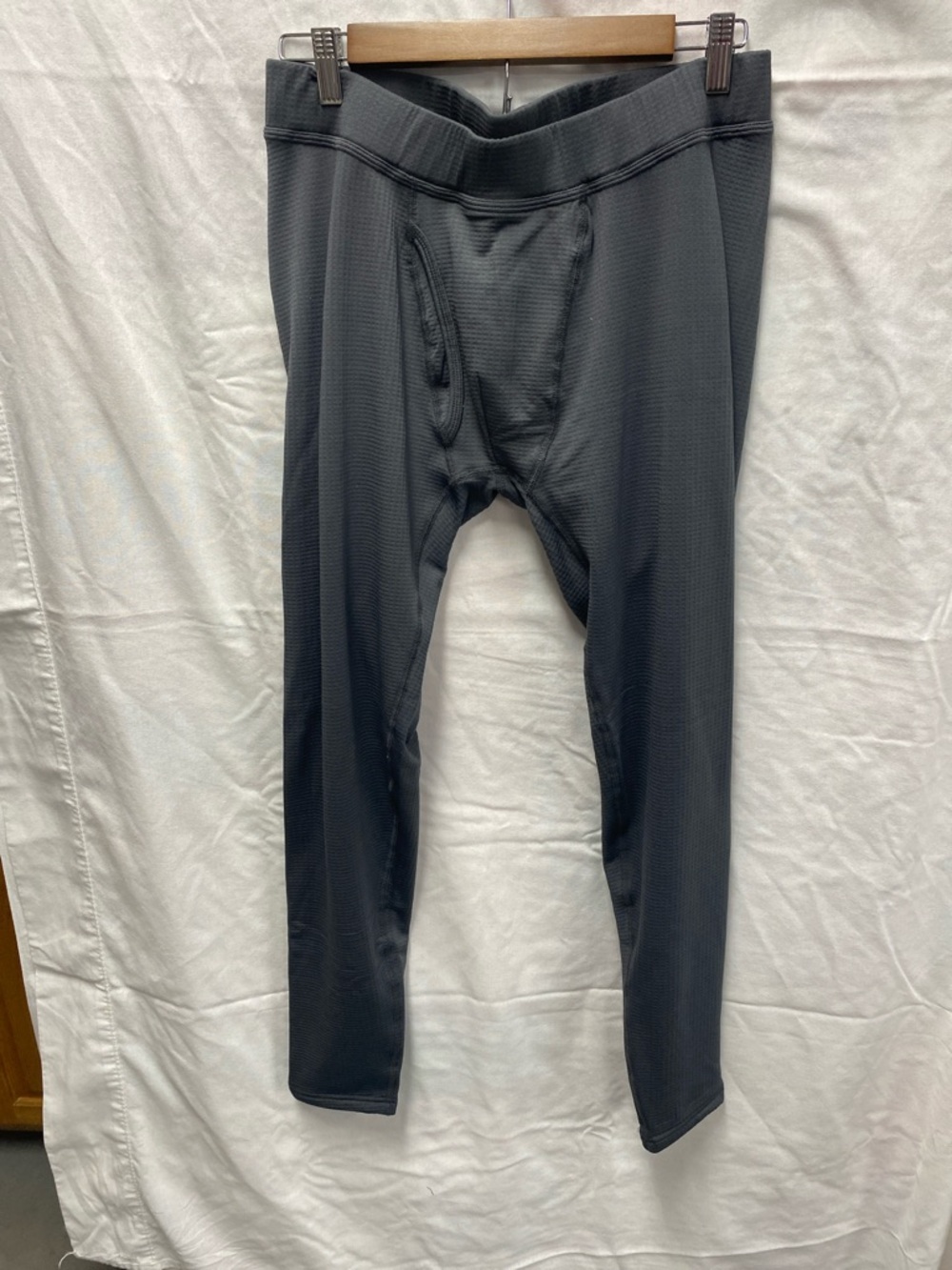 Savane Men's Dark Gray Thermal Jogger Base Layer Pants